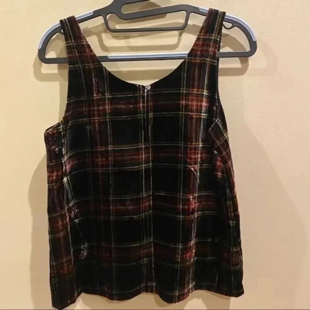J.Crew velvet tank